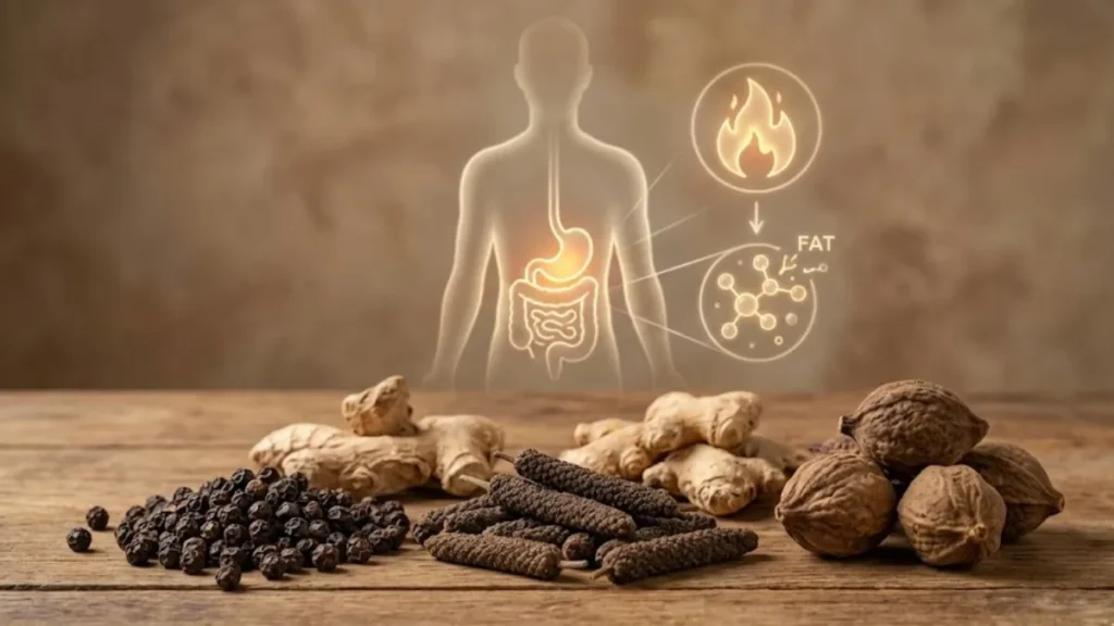 Ayurvedic herbs that help support natural Belly Fat reduction and fat metabolism